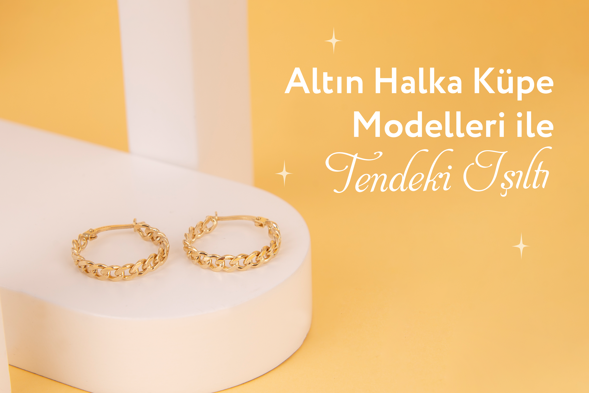 Altın Halka Küpe Modelleri ile Tendeki Işıltı