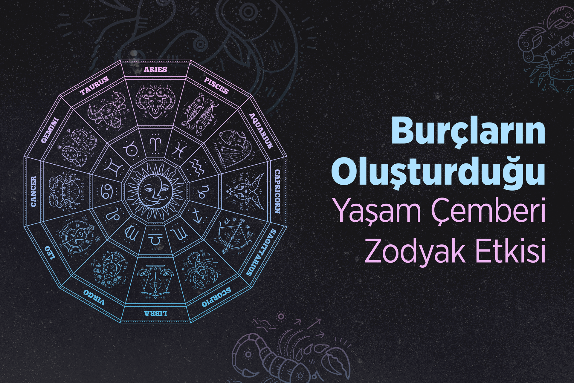 BURÇLARIN OLUŞTURDUĞU YAŞAM ÇEMBERİ  ZODYAK ETKİSİ