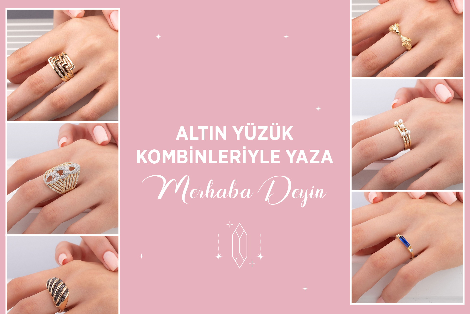 ALTIN YÜZÜK KOMBİNLERİYLE YAZA MERHABA DEYİN!