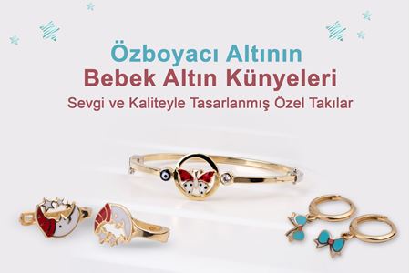 Özboyacı Altının Bebek Altın Künyeleri: Sevgi ve Kaliteyle Tasarlanmış Özel Takılar